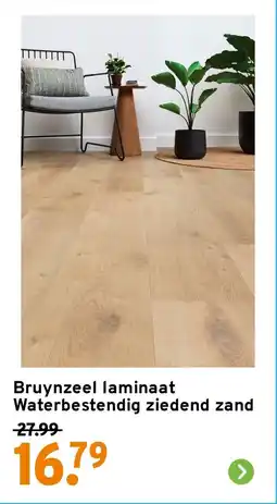 GAMMA Bruynzeel laminaat Waterbestendig ziedend zand aanbieding