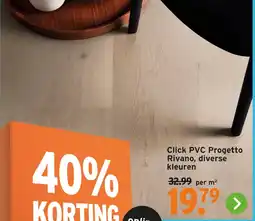 GAMMA Click PVC Progetto Rivano, diverse kleuren aanbieding