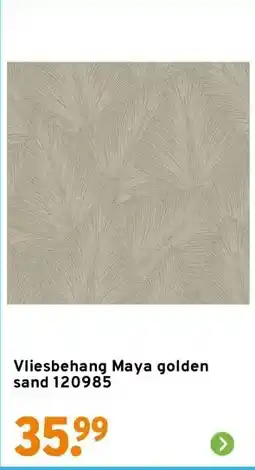 GAMMA Vliesbehang Maya golden sand 120985 aanbieding