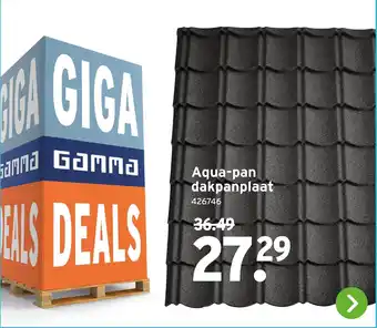 GAMMA Aqua-pan dakpanplaat aanbieding
