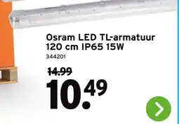 GAMMA Osram LED TL-armatuur IP65 15W aanbieding