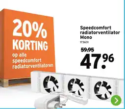 GAMMA Speedcomfort radiatorventilator Mono aanbieding