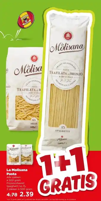 PLUS La Molisana Pasta aanbieding
