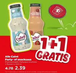 PLUS Alle Calvé Party- of snacksaus aanbieding