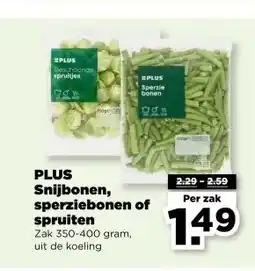 PLUS PLUS Snijbonen, sperziebonen of spruiten aanbieding