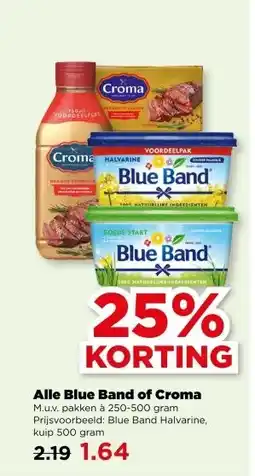 PLUS Alle Blue Band of Croma aanbieding