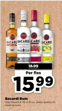 PLUS Bacardi Rum aanbieding