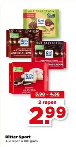 PLUS Ritter Sport aanbieding