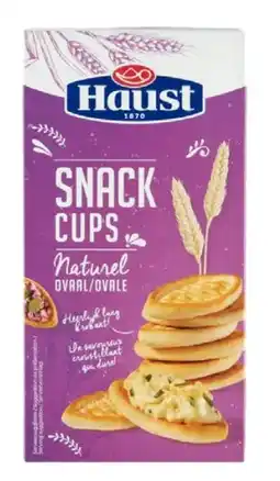 Budget Food Haust Snack Cups Ovaal Naturel aanbieding