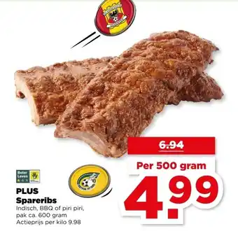 PLUS PLUS Spareribs aanbieding