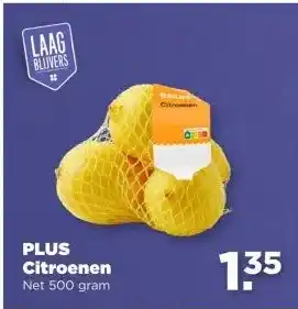 PLUS PLUS Citroenen aanbieding