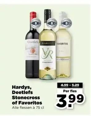 PLUS Hardys, Deetlefs Stonecross of Favoritos aanbieding