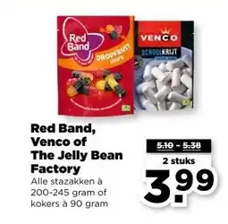 PLUS Red Band, Venco of The Jelly Bean Factory aanbieding