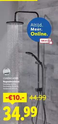 Lidl LIVARNO HOME Regendoucheset aanbieding