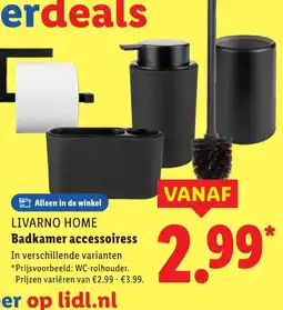 Lidl LIVARNO HOME Badkamer accessoiress aanbieding