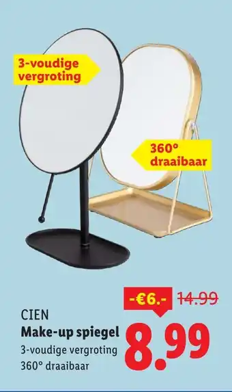 Lidl CIEN Make-up spiegel aanbieding