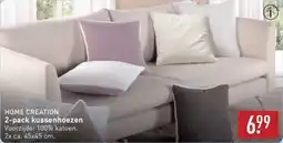 ALDI Home Creation Kussenhoezen aanbieding