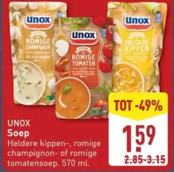 ALDI Unox Soep aanbieding