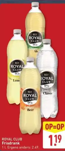 ALDI Royal club frisdrank aanbieding
