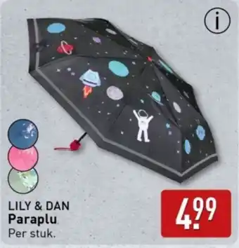 ALDI Lily & Dan Paraplu aanbieding