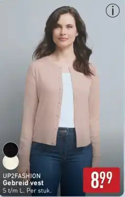 ALDI Up2fashion Gebreid Vest aanbieding