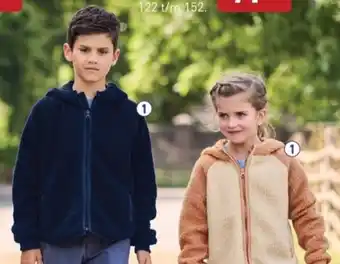 ALDI Lily & Dan Outdoor Fleecejack aanbieding