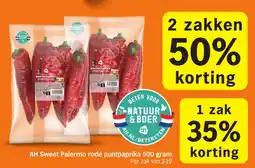 Albert Heijn AH Sweet Palermo rode puntpaprika aanbieding