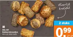 Albert Heijn Alle AH Bakkersbroodjes aanbieding