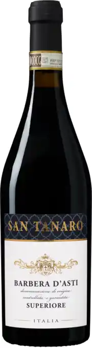 Wijnvoordeel San Tanaro Barbera d'Asti Superiore aanbieding