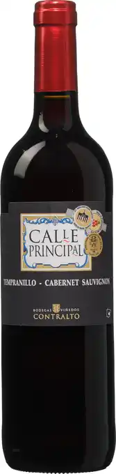 Wijnvoordeel Calle Principal Tempranillo-Cabernet Sauvignon aanbieding