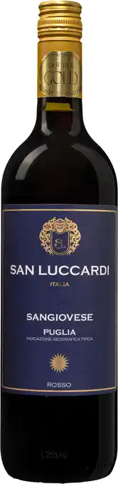 Wijnvoordeel San Luccardi Sangiovese aanbieding