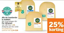 Albert Heijn Alle AH Zaanlander in stukken aanbieding
