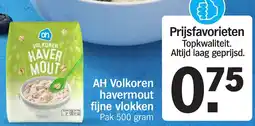 Albert Heijn AH Volkoren havermout fijne vlokken aanbieding