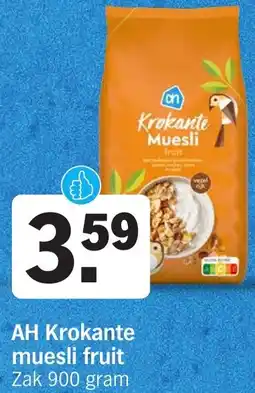 Albert Heijn AH Krokante muesli fruit aanbieding
