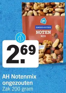 Albert Heijn AH Notenmix ongezouten aanbieding