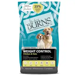 Zooplus 12kg Adult/Senior Weight Control+ Kip & Haver Burns Hondenvoer aanbieding