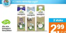 Albert Heijn Alle Arla biologisch literpakken aanbieding