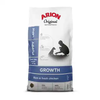 Zooplus 2x12kg Arion Original Growth Large Breed Kip hondenvoer droog aanbieding
