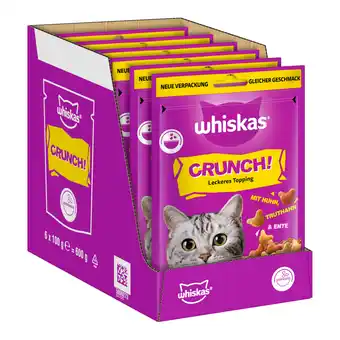 Zooplus Whiskas Crunch - Kip, Kalkoen & Eend - 6 x 100 g aanbieding