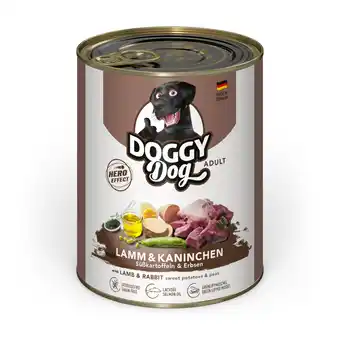 Zooplus 6x800g Doggy Dog Adult Lam & Konijn natvoer voor honden aanbieding