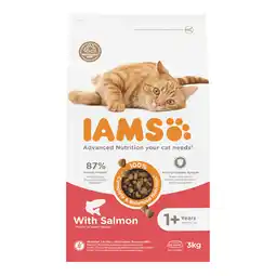 Zooplus 3kg IAMS Advanced Nutrition Adult Cat met zalm droogvoer voor katten aanbieding