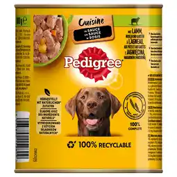 Zooplus 12x800g Lam & Wortelen in saus Pedigree Classic natvoer voor honden aanbieding