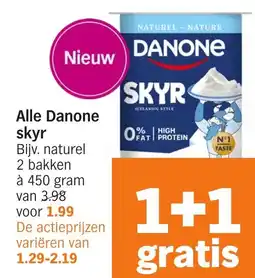 Albert Heijn Alle Danone skyr aanbieding