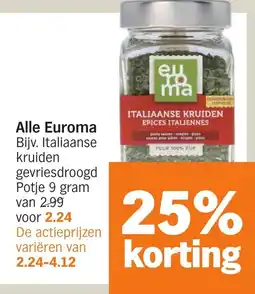 Albert Heijn Alle Euroma aanbieding