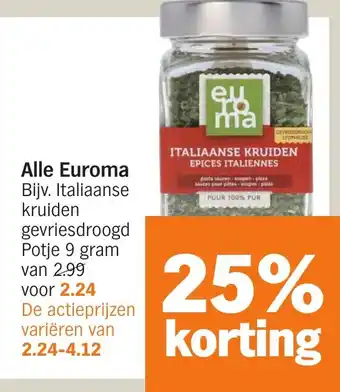 Albert Heijn Alle Euroma aanbieding