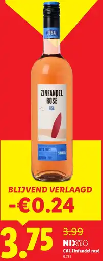 Lidl CAL Zinfandel rosé aanbieding