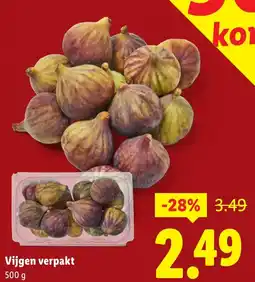 Lidl Vijgen verpakt aanbieding