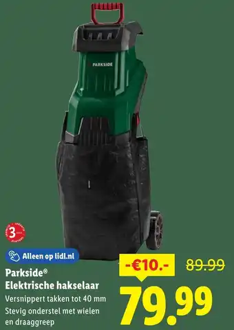 Lidl Parkside Elektrische hakselaar aanbieding