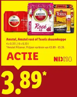 Lidl Amstel, Amstel rosé of Texels skuumkoppe aanbieding