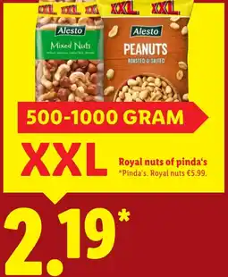 Lidl Royal nuts of pinda's aanbieding
